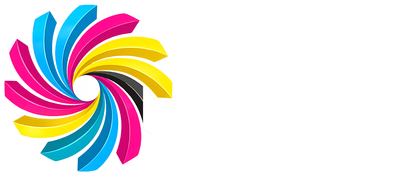 Matbaa Dünyası Logo Beyaz